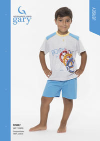 BOY'S PAJAMAS S/M R35087 Tellini S.r.l. Wholesale Clothing